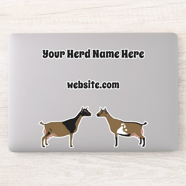 Personalized Nigerian Dwarf Dairy Goat (Computer)