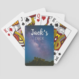 Personalized Night Sky Playing Cards
