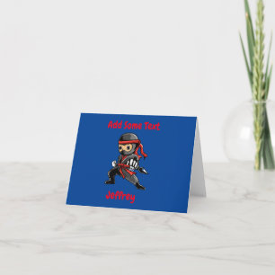 Personalized Ninja    Card