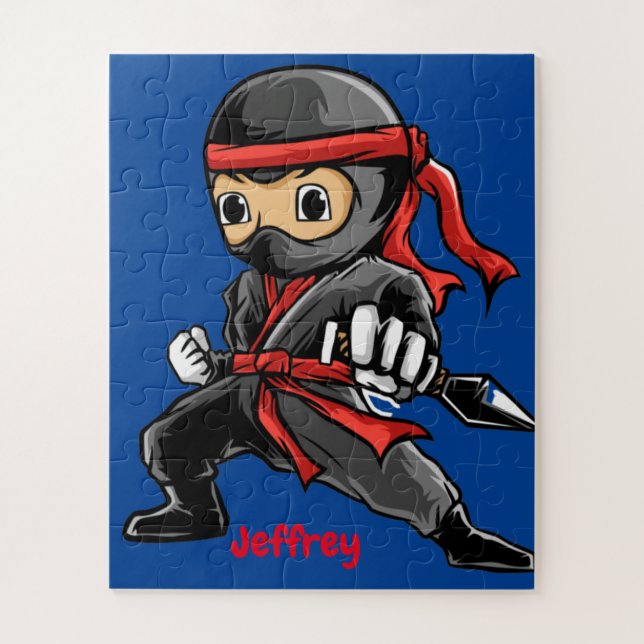 Personalized Ninja    Jigsaw Puzzle (Vertical)