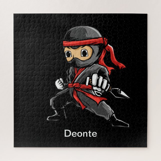 Personalized Ninja       Jigsaw Puzzle (Vertical)