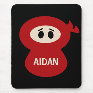 Personalized Ninja Mousepad for Kids