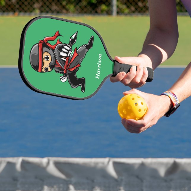 Personalized Ninja Warrior Pickleball Paddle (Insitu)