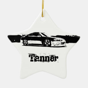 Personalized Nissan Silvia Ceramic Ornament