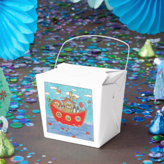 Personalized Noah's Ark  Favor Box