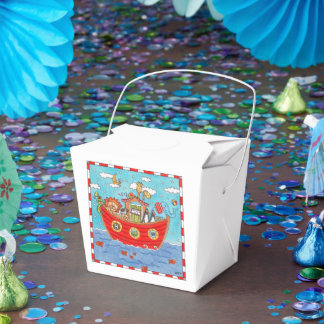 Personalized Noah's Ark  Favor Box