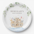 Personalized Noah's Ark Party Plates