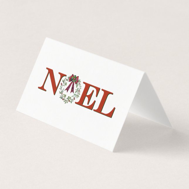 Personalized Noel With Wreath (Front)