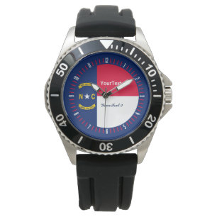 Personalized North Carolina State Watch Design