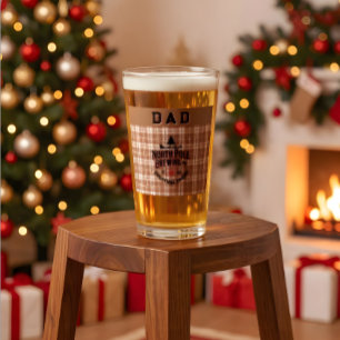 Personalized North Pole Brewing Holiday Ale Glass