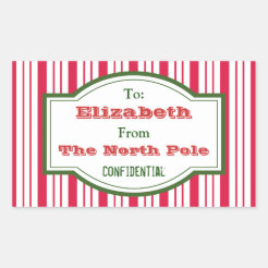 North Pole Stickers | Zazzle CA