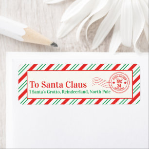 Personalized North Pole Santa Letter Address