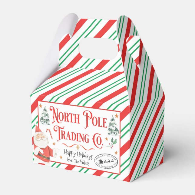 Personalized North Pole Special Delivery Gift Box (Front Side)