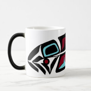 Personalized Northwest Coast Feather Morphing mug