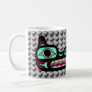 Personalized Northwest Coast Wolf Mug