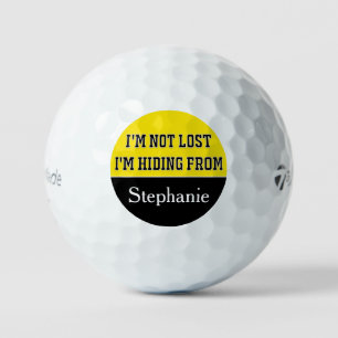 Personalized Not Lost Taylor Made TP5 Golf Balls