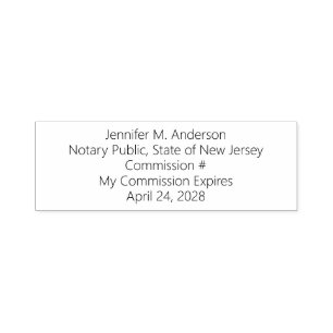 Personalized Notary Public Commission Expiration S Self-inking Stamp