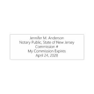 Personalized Notary Public Commission Expiration S Self-inking Stamp