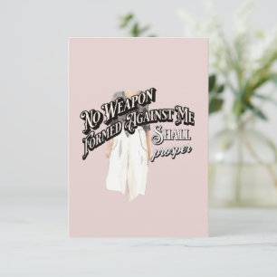 Personalized Note Card Pack with Biblical Saying