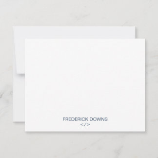 Personalized Note Cards for Developers Programmer