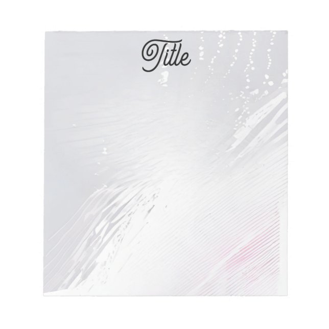 Personalized Note Pad (Front)
