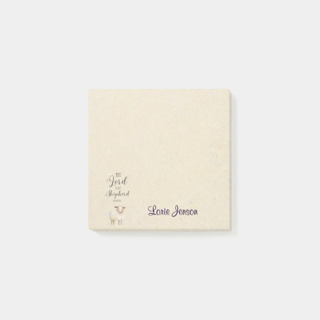 Personalized Note Taking Post It Notes (Front)