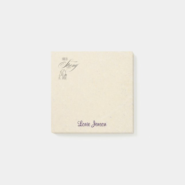 Personalized Note Taking Post It Notes (Front)