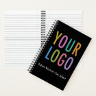 Personalized Notebook for Business Custom Logo
