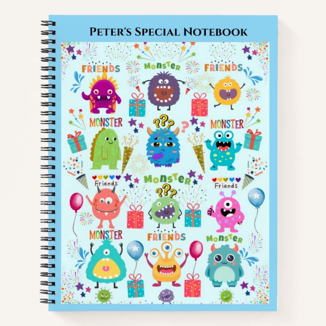 Personalized Notebook For Child (Front)