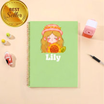 Personalized Notebook for girls