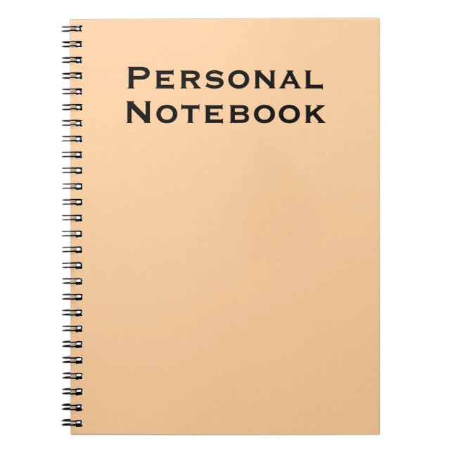 Personalized Notebook Journal (Front)