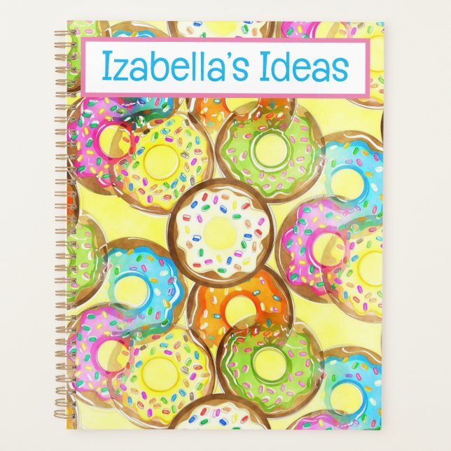 Personalized notebook journal planner (Front)