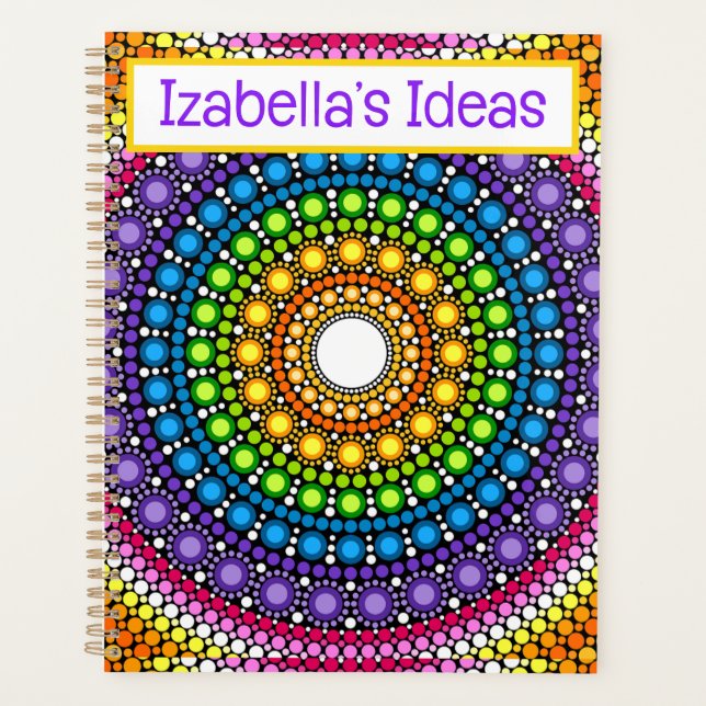 Personalized notebook journal planner (Front)