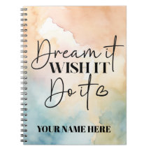 Personalized Notebook - Motivational Quote