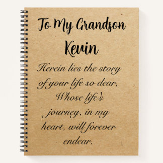 Personalized Notebook Spiral Custom Journal