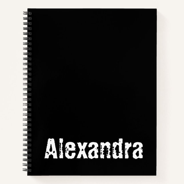 Personalized Notebook with Alexandra (Front)