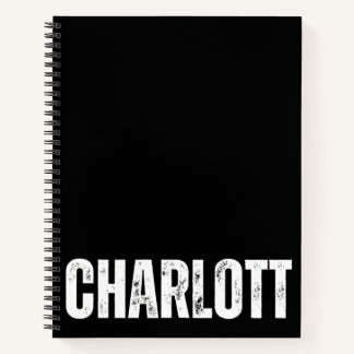 Personalized Notebook with Charlotte