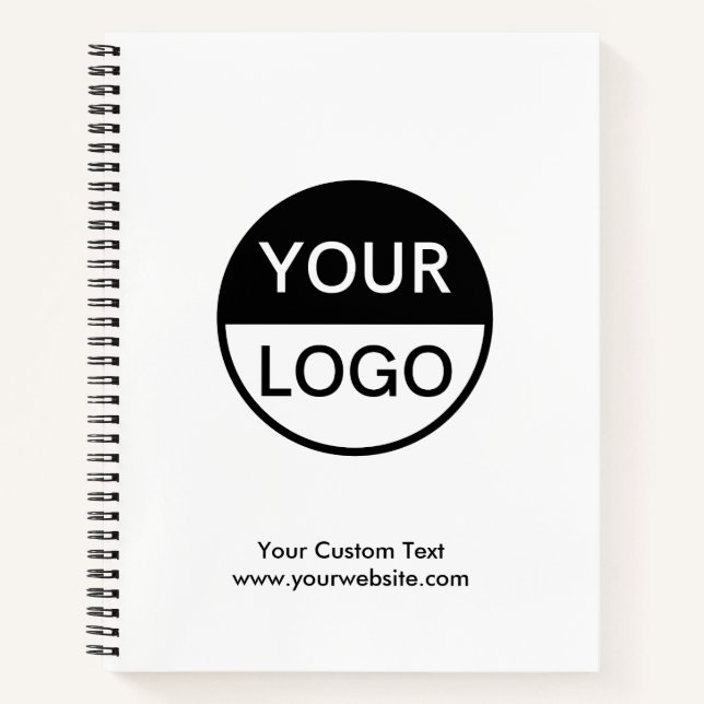 Personalized Notebook With Company Logo (Front)
