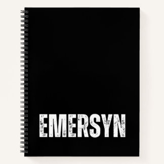 Personalized Notebook with Emersyn