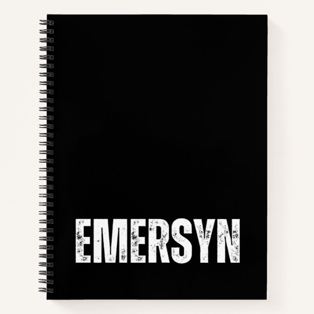 Personalized Notebook with Emersyn (Front)