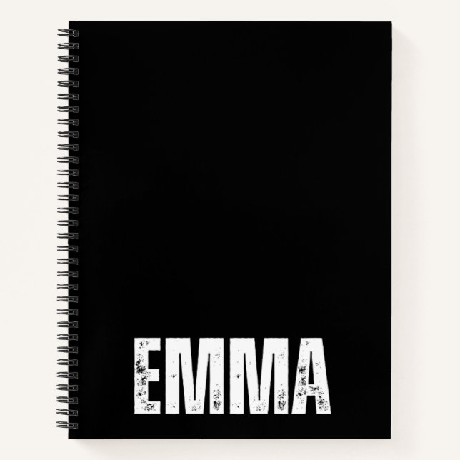 Personalized Notebook with Emma (Front)
