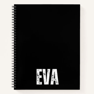 Personalized Notebook with Eva