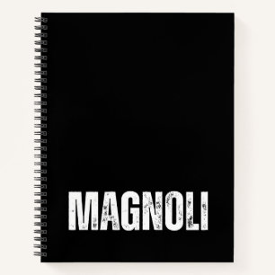 Personalized Notebook with Magnolia