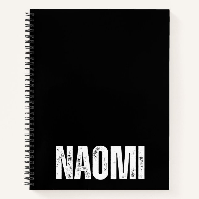Personalized Notebook with Naomi (Front)