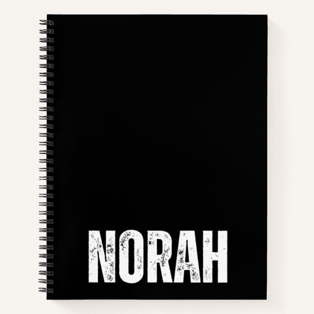Personalized Notebook with Norah (Front)