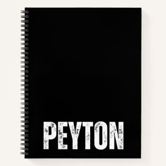 Personalized Notebook with Peyton
