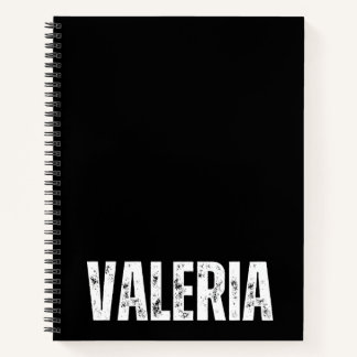 Personalized Notebook with Valeria