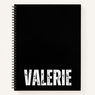 Personalized Notebook with Valerie