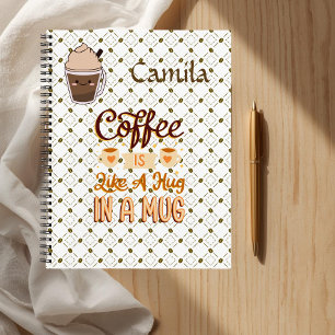 Personalized notebooks for coffee lovers