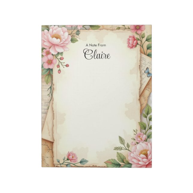 Personalized Notepad (Rotated)